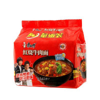 康师傅 料丰盛红烧牛肉面 五连包 102g*5包