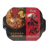 自热火锅达人清油麻辣嫩牛350g