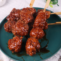 挂汁唐扬串10串 便利店微波加热食材日式鸡肉串名古屋炸鸡串