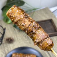 鲁丰 培根香肠卷 10串/900克微波加热便利店热柜类食材调理烧烤串