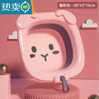 JING PING婴儿折叠盆宝宝洗脸盆家用可爱新生儿小盆洗奶瓶专用塑料盆