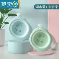 JING PING婴儿折叠脸盆3个装2件套可折叠宝宝洗脸盆可悬挂儿童洗屁股专用盆