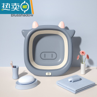 JING PING婴儿洗脸盆初生可折叠新生儿宝宝洗屁股收纳小盆子儿童用品家用