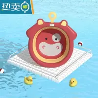 JING PING婴幼儿折叠洗脸盆洗屁p卡通动物儿童家用洗脸盆新生宝宝多功能盆