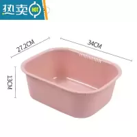 敬平塑料长方形盆加厚洗菜洗碗家用厨房卫生间洗漱洗脸洗衣加深水槽盆