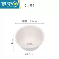 敬平加厚圆形脸盆塑料盆大号家用洗菜盆学生宿舍洗脸盆洗衣洗脚小盆子