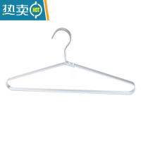 敬平加厚铝合金衣架无印太空铝制家用衣服裤子衣撑冬装晾衣挂5支