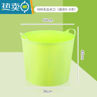 敬平特大号加高泡澡桶宝宝浴桶塑料小孩沐浴桶婴儿幼儿浴盆