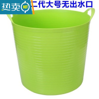 敬平大号大人儿童可坐浴桶宝宝沐浴桶塑料桶软胶洗澡浴盆沐浴盆泡澡桶