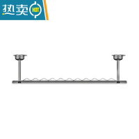 敬平阳台固定式304不锈钢波浪防风晒衣架顶装晾衣杆单杆晒衣杆 (304波浪杆)1.6米+高20CM