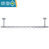 敬平304不锈钢波浪线晾衣杆阳台固定式晾衣架32mm管波浪条防风晒衣架 如需定制尺寸:咨询客服