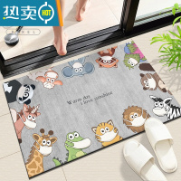 敬平硅藻泥浴室地垫卫生间吸水脚垫厕所耐脏防滑垫家用隔音垫子可裁剪