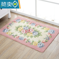 敬平美式田园进门地垫门垫家用门厅卧室防滑脚垫子卫生间门口吸水地垫防滑垫