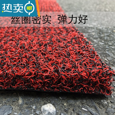 敬平入户门室外防滑透水地垫丝圈大门口室外门外进门加厚脚垫地垫地毯防滑垫