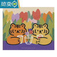 敬平入户门地垫家用门垫进户入门地毯门口踩脚垫进门防滑垫子丝圈地垫