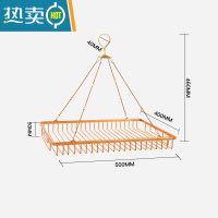 敬平晒晾衣毛衣袜子挂篮架家用晒衣篮网兜平铺晾衣架凉衣服器单双层 单层香槟金色(升级全铝晒衣篮)