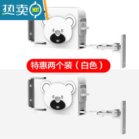 敬平隐形晾衣绳室内免打孔伸缩晾衣器家用阳台防风防滑晒被子凉衣架 特惠两个装(白色)绳子