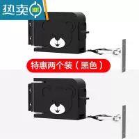 敬平隐形晾衣绳室内免打孔伸缩晾衣器家用阳台防风防滑晒被子凉衣架 特惠两个装(黑色)绳子