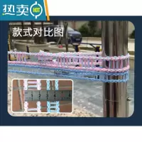 敬平户外晾衣绳加粗 室内宿舍加宽防风防滑晾晒衣绳被子挂衣便携旅行 随机色3米加粗2.0版 3条装 9米绳子