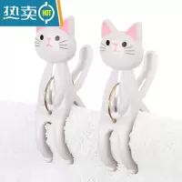 敬平可爱衣服夹大号晒被子夹晾衣夹小夹子多功能防风固定器家用晒衣夹 大号被夹白色[2个]