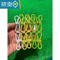 敬平[番瓜阁子]多色创意衣夹 晾晒衣夹子衣夹 卡片夹 袋子夹小物夹 绿色系