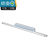 敬平浴室拖鞋架免打孔卫生间墙壁挂式厕所鞋子收纳器壁挂墙上置物架 简约灰 加长款[优选不锈钢 折叠省空间]浴室置物架