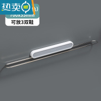 敬平浴室拖鞋架免打孔卫生间墙壁挂式厕所鞋子收纳器壁挂墙上置物架 简约灰 加长款(优选不锈钢 折叠省空间)浴室置物架