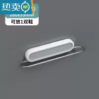 敬平浴室拖鞋架免打孔卫生间墙壁挂式厕所鞋子收纳器壁挂墙上置物架 简约灰 短款(优选不锈钢 折叠省空间)浴室置物架