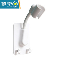 敬平卫生间用品大全浴室壁挂式免打孔洗手间收纳架厕所器花洒置物架 白色浴室置物架