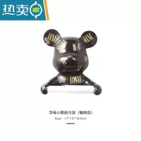 敬平北欧卡通创意卷纸筒挂架免打孔壁挂式置物架厕所浴室卫生间抽纸盒 小熊卷纸筒--咖啡色浴室置物架