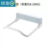 敬平脸盆架卫生间放盆子收纳架免打孔壁挂墙上器洗手间浴室置物架 蓝色折叠款[承重约8~10KG]