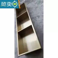敬平定制壁龛嵌入式置物架收纳浴室金属壁柜卫生间装饰隔板 定制黄钛金 拍下前联系客服浴室置物架