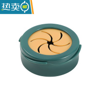 敬平圆形创意毛巾架免打孔收纳挂钩抹布塞挂架洗碗巾夹擦手巾置物架 墨绿4个装浴室置物架