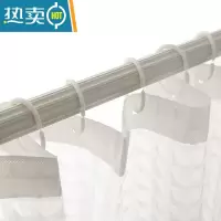 敬平欧式炫目3D水立方浴帘防水浴室窗帘隔断门帘洗澡帘带挂钩