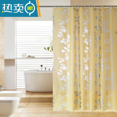 敬平卫生间浴帘防水布加厚遮光洗澡浴室隔断帘淋浴挂帘子门帘