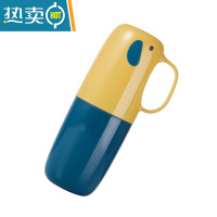 敬平旅行洗漱杯牙杯用品便携式刷牙学生套装儿童宿舍漱口女牙刷收纳盒 黄色