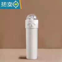敬平创意洗漱杯旅行牙刷牙膏收纳盒学生宿舍卡通可爱情侣便携式牙桶 白色