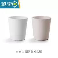 敬平漱口杯家用简约刷牙杯洗漱杯情侣一对牙刷杯套装创意便携牙缸牙桶 混色请联系客服改颜色[无备注默认发樱粉+白色