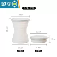 敬平旅行漱口杯便携式情侣硅胶可折叠洗漱刷牙杯子口袋水杯 纯白色洗漱杯