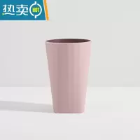 敬平漱口杯牙刷杯创意简约家用刷牙杯便携男女情侣套装韩男生宿舍学生 无手柄款 浅肉色单个装洗漱杯