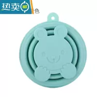 敬平硅胶折叠水杯旅行迷你便携式酒店宾馆漱口杯可伸缩旅游压缩折叠碗 绿色洗漱杯
