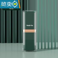 敬平旅行便携式漱口杯高颜值情侣ins风轻奢高端家庭洗漱杯牙膏牙刷盒 旅行[墨绿]家庭四口杯
