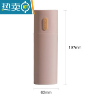 敬平简约北欧旅行牙具套装洗漱用品便携式牙膏牙刷收纳盒多功能漱口杯 大号牙刷盒-粉色洗漱杯