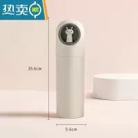 敬平旅行洗漱杯宿舍可爱牙杯儿童牙具筒牙刷收纳盒便携漱口杯塑料牙桶 灰白色