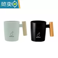 敬平洗漱杯加厚刷牙缸情侣刷牙杯子学生宿舍牙杯便携牙刷杯收纳漱口杯 典雅黑色 黑+灰