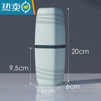 敬平学生寝室漱口杯带盖子牙刷牙膏用品专用杯子便携式洗漱套装宿舍遬 绿色洗漱杯