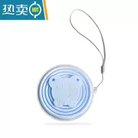 敬平折叠水杯户外旅行压缩便携式可装沸水伸缩迷你收缩硅胶杯漱口杯子 天蓝色洗漱杯