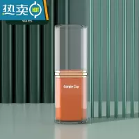 敬平旅行便携式漱口杯高颜值情侣ins风轻奢高端家庭洗漱杯牙膏牙刷盒 旅行[轻奢款/橙色](拆分三口杯)
