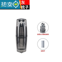 敬平情侣旅行牙刷杯套装便携式出差旅游牙具盒漱口杯牙膏牙刷盒毛巾盒 标准款[优雅灰]洗漱杯