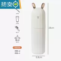 敬平轻奢牙刷收纳盒学生宿舍牙膏牙具盒家用洗漱杯旅行出差便携漱口杯 轻奢款[珍珠白]